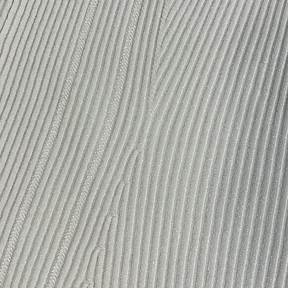 TOM FORD Womens Silk Sleeveless Ribbed Crop Top Size XS in Ivory - Picture 7 of 7